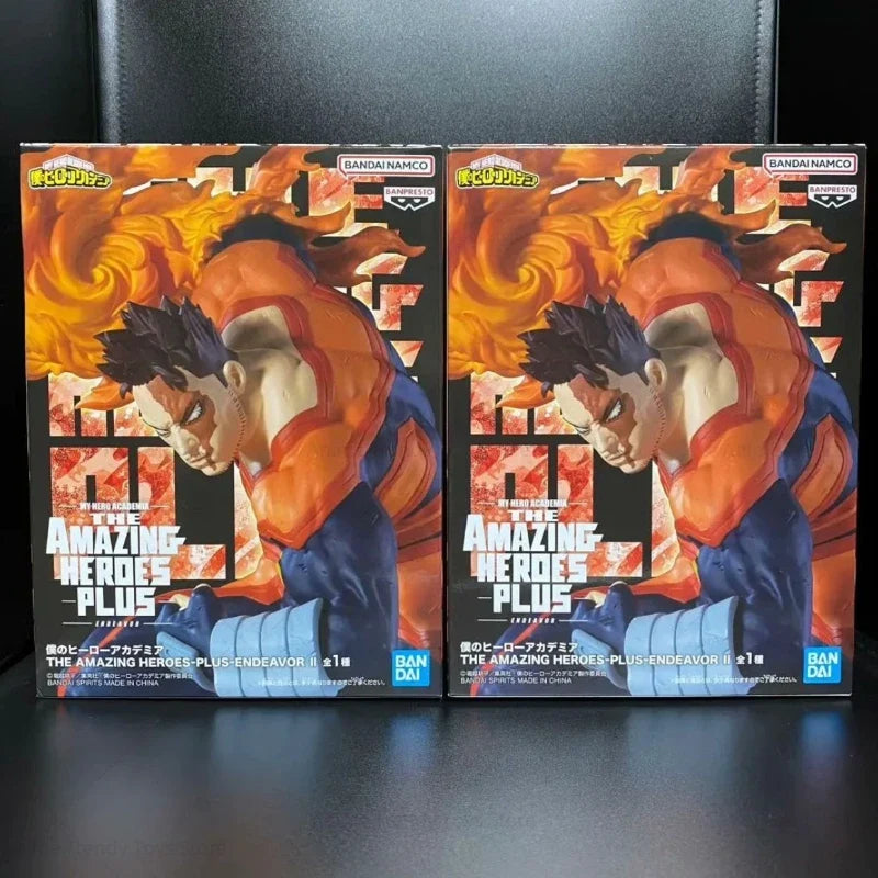 In Stock BANPRESTO THE AMAZING HEROES  My Hero Academia ENDEAVOR Ⅱ Figure Anime Model Toy Figurine Collections WY