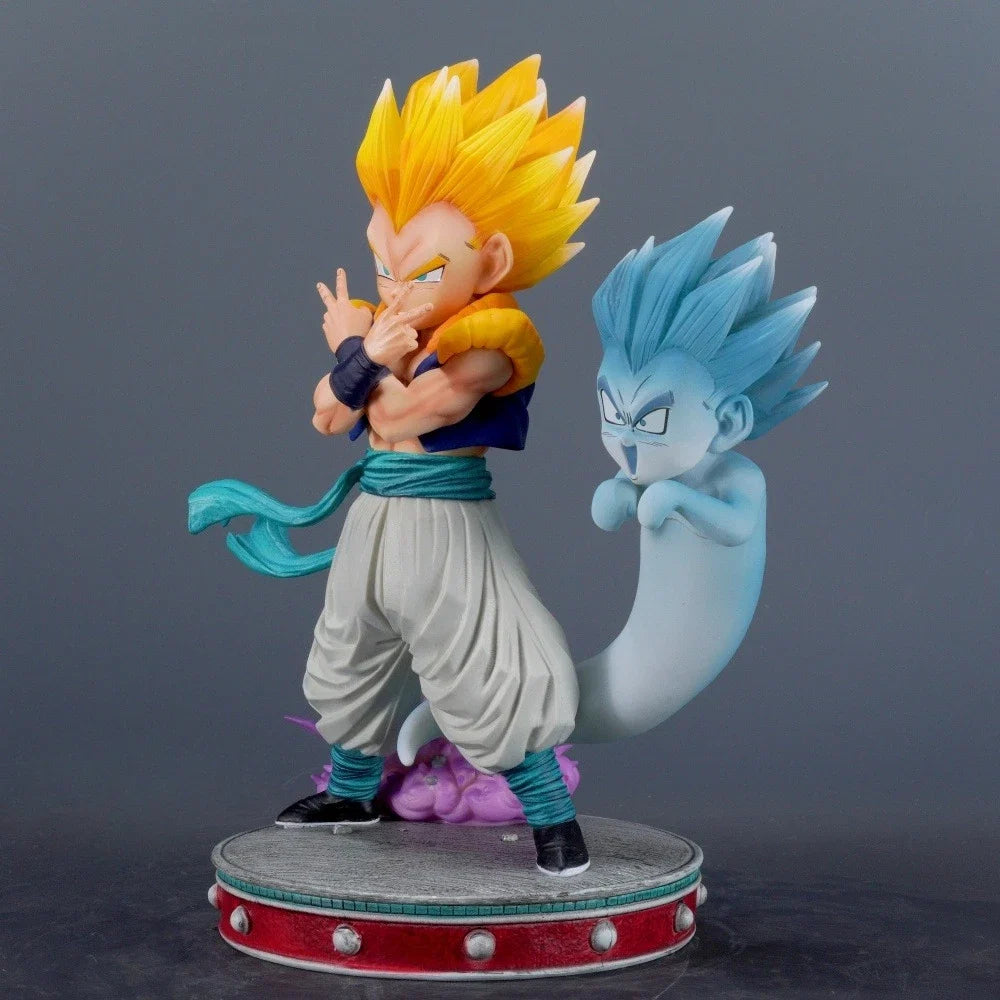 24cm/9.45in Anime Dragon Ball Figure Gotenks Action Figures Pvc Statue Desktop Ornamen Collection Model Toys Gifts