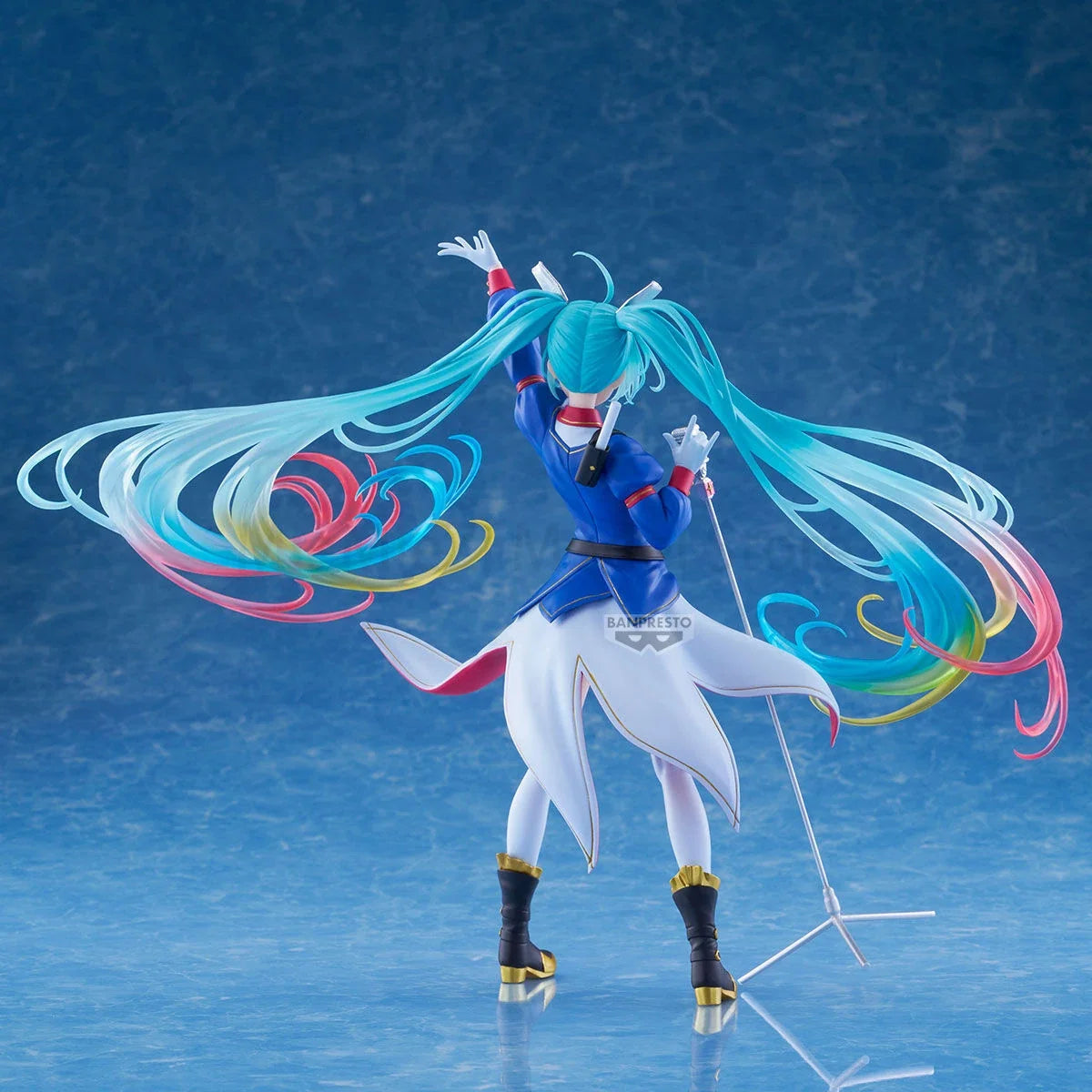 Original Genuine Bandai Prepainted Banpresto Evolve Gundam X Miku Anniversary Special Project Piapro Characters Hatsune Miku