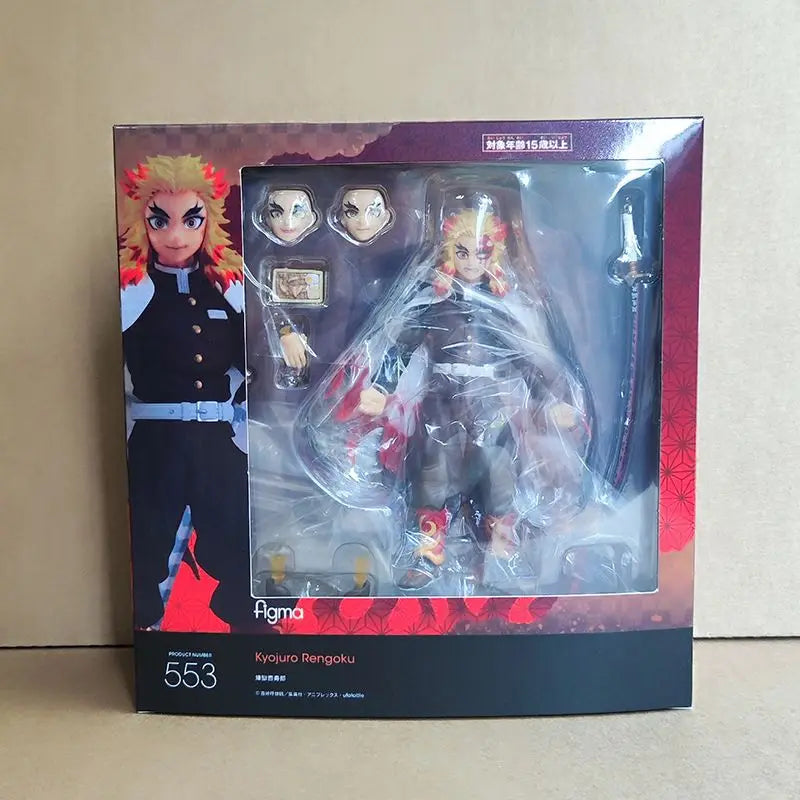 Demon Slayer Flame Hashira Rengoku Action Figure Model Tanjirou Nezuko Agatsuma Zenitsu Anime Figure Collect Hobbies Toys Gifts