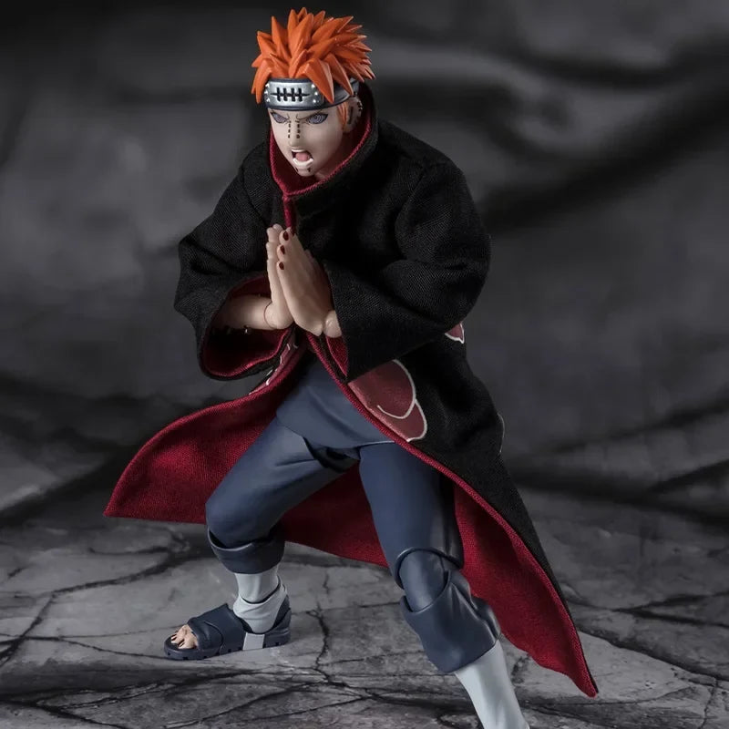 In Stock Bandai Original S.H.Figuarts SHF Naruto PAIN TENDO The Rinnegon of the Six Patks Edition Anime Action Figure Toy Gift