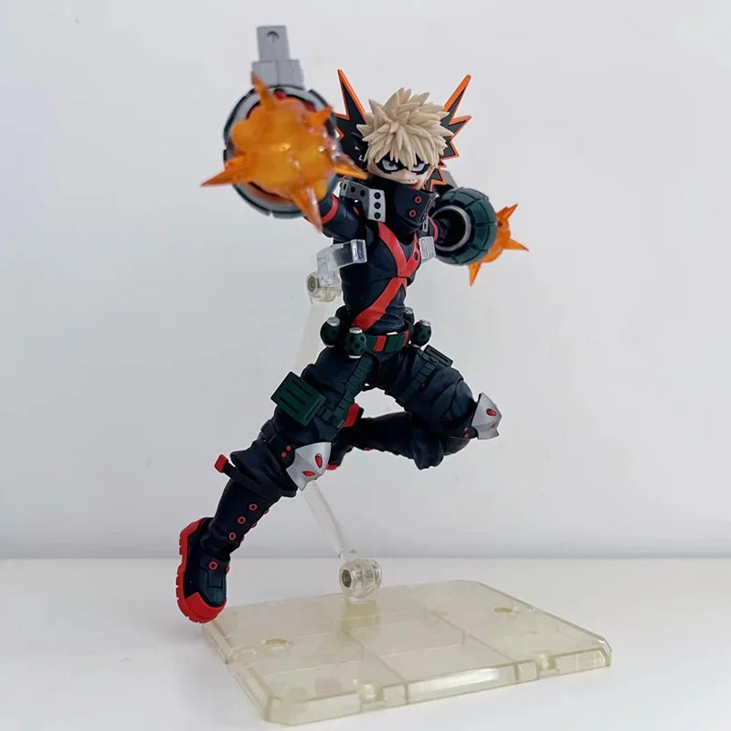 Authentic Bandai My Hero Academia Katsuki Bakugo Figure Anime Merchandise Articulated Action Toy Collectible Decorative Piece