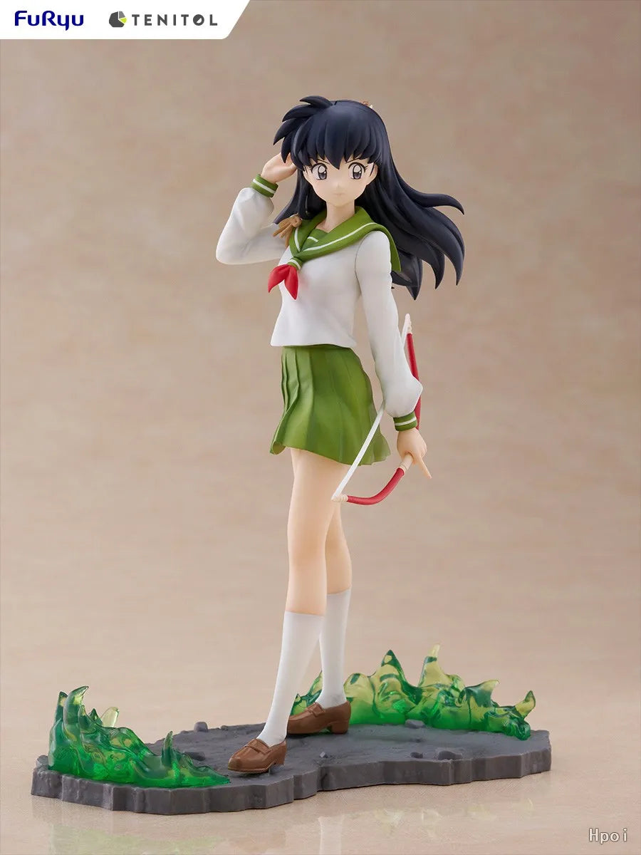 【FS】Original FuRyu TENITOL Inuyasha Higurashi Kagome Figure Model Gift Collection