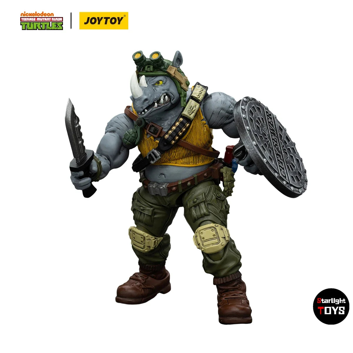 JOYTOY TMNT Rocksteady Beebop 1/18 Action Figure Model Toy