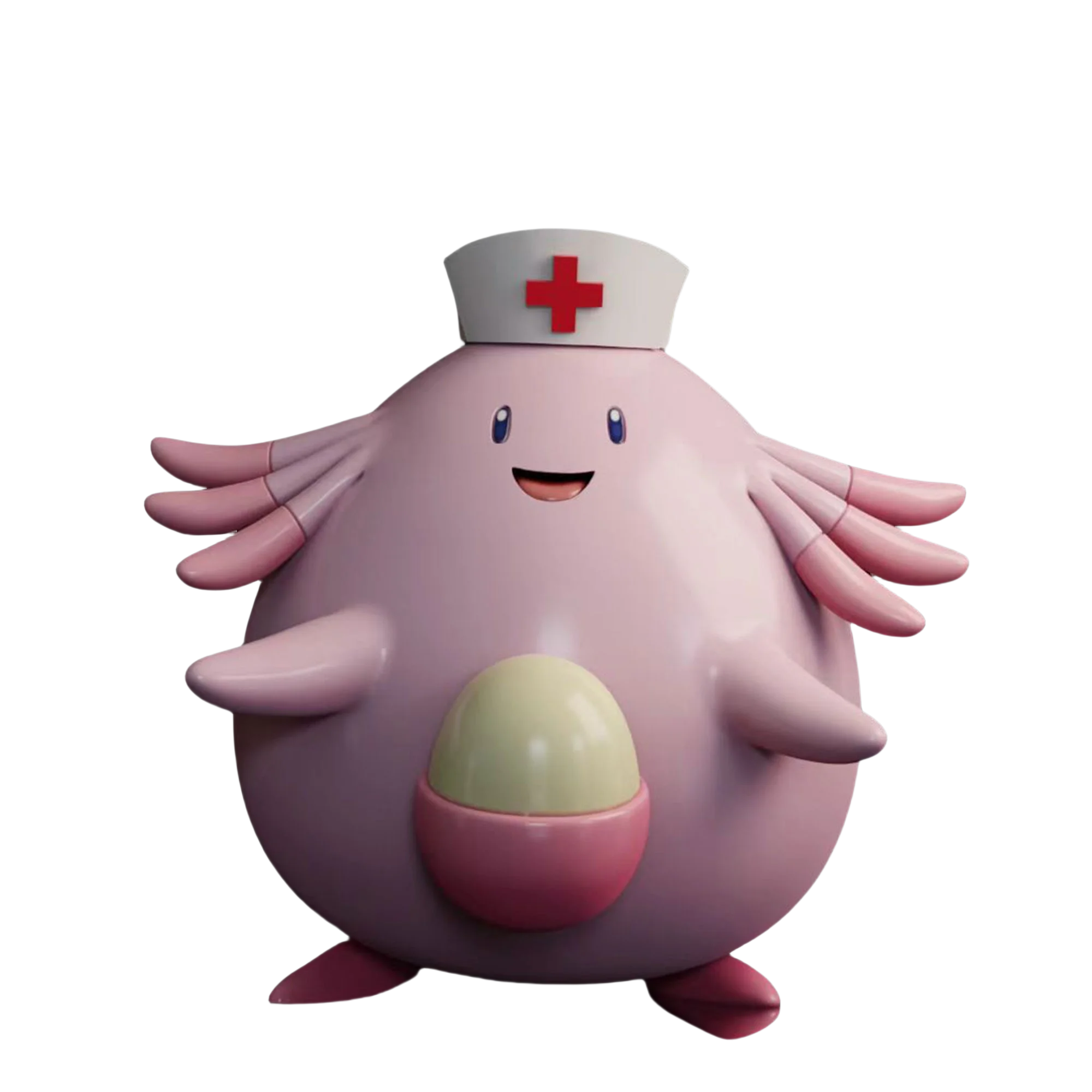 pokemon 1/10 3d Illustrated Handbook Completion Plan Series Team Chansey Nurse Joy Figures Resin Pu Figurine Decor Toy Gift