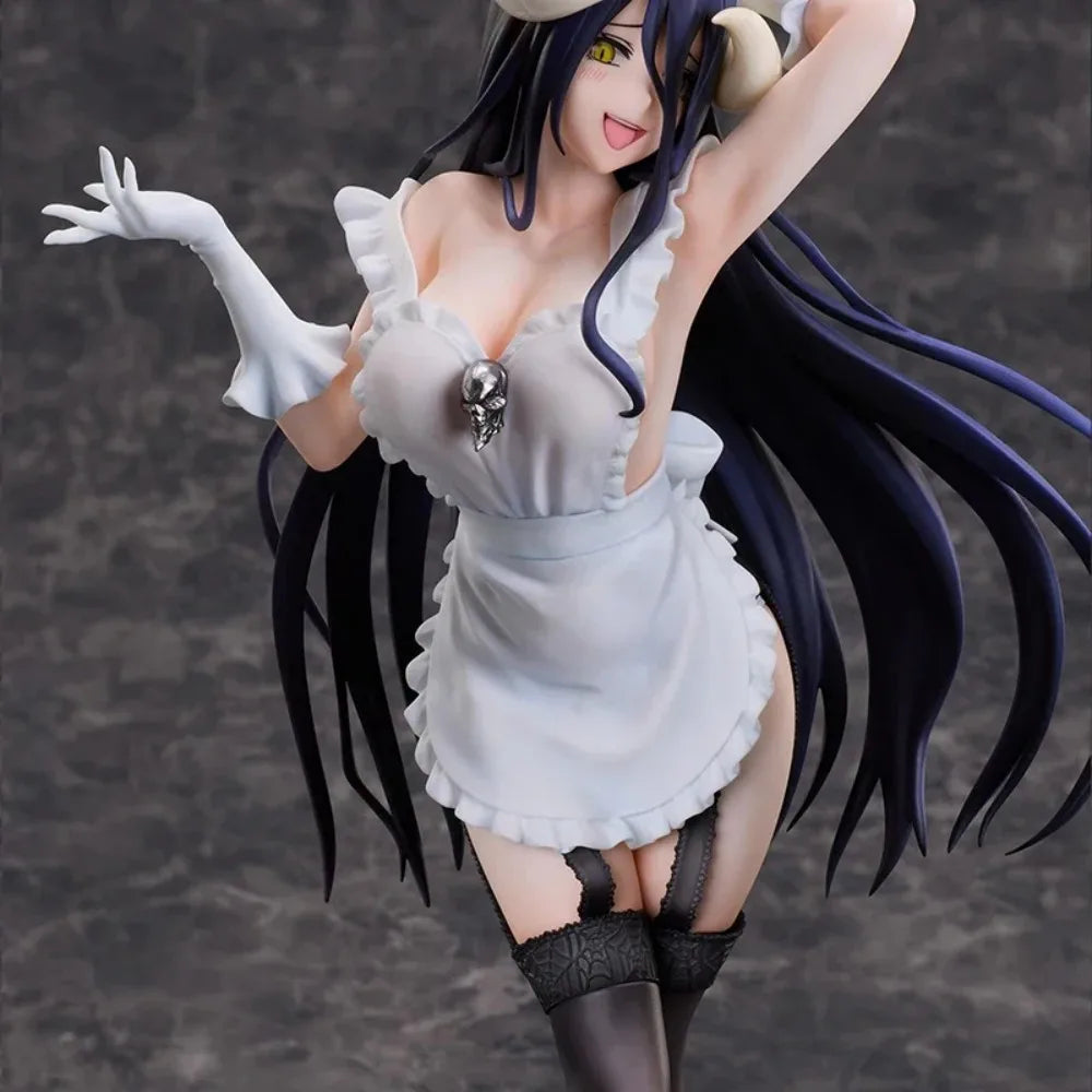 In Stock ElCOCO Original Genuine Overlord IV Albedo Coreful Figure Maid Ver 26.2cm Sexy Collections Model Toy Anime Figures Gift