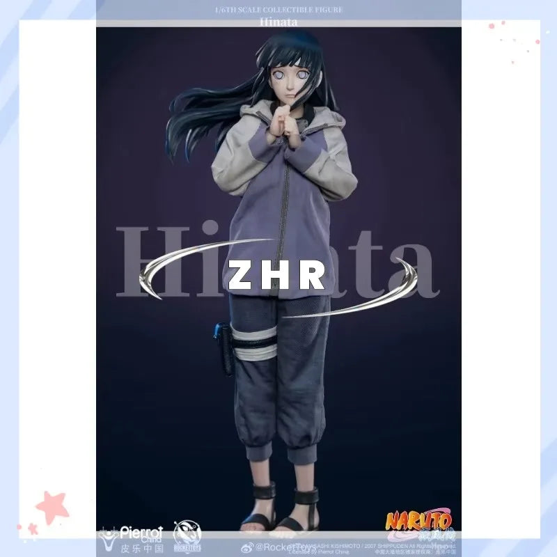 In Stock RocketToys ROC-006 Naruto Shippuden Hinata Hinata 1/6 movable figure Animation Model Action Figure Toy Collection Gift
