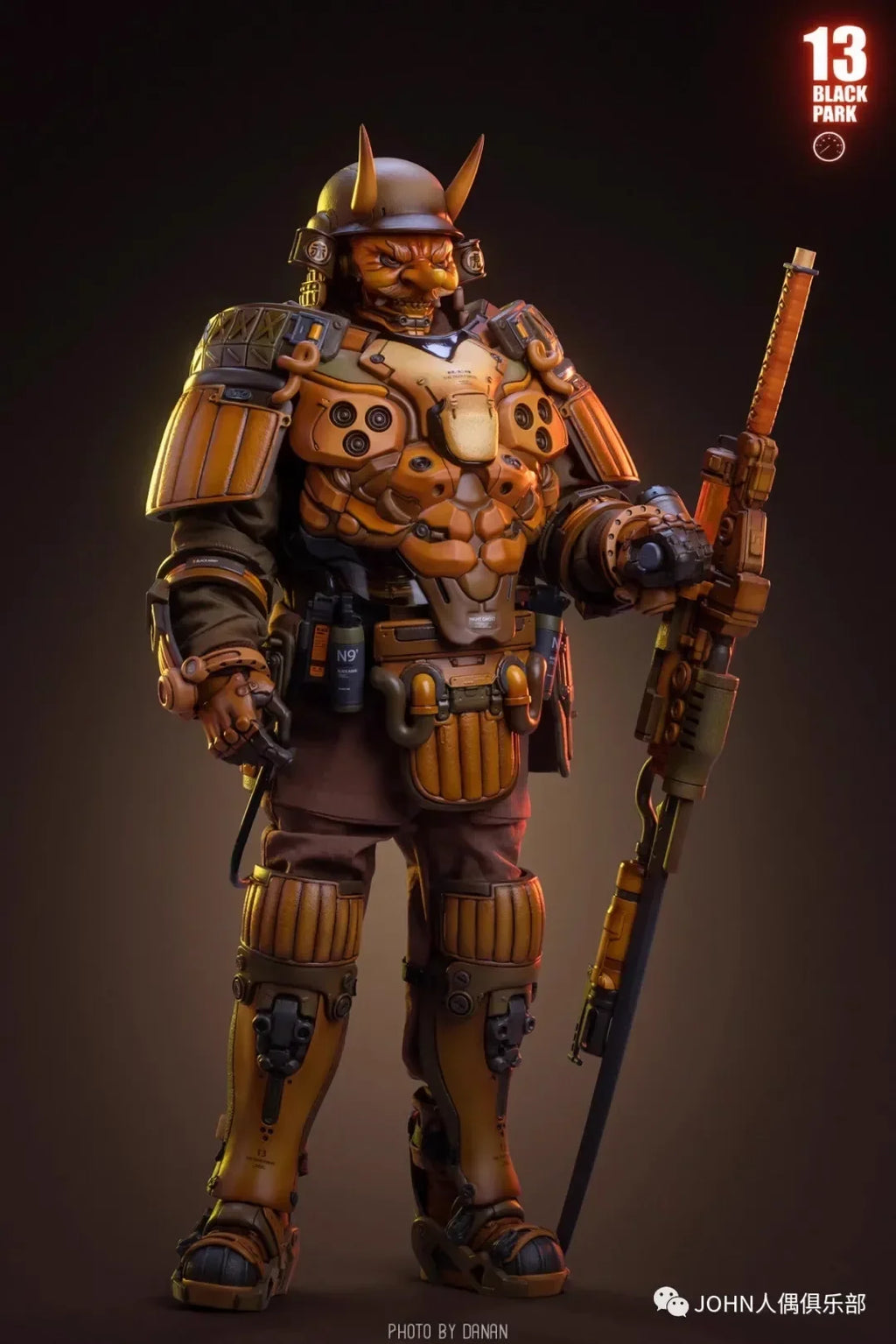 Original BLACK13PARK B13 Tiger 1/6 Gouf Heavy Arms Type Action Figure Model Toys 12-inch Collection Scene Ornaments Hobby Gifts