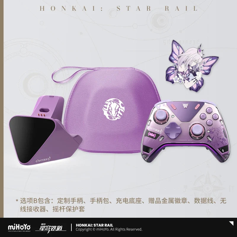 Honkai Star Rail Castorice APEX5 Elite Gamepads Wireless Gamepad Force Feedback Bluetooth Game Controller For PC NS Smartphone