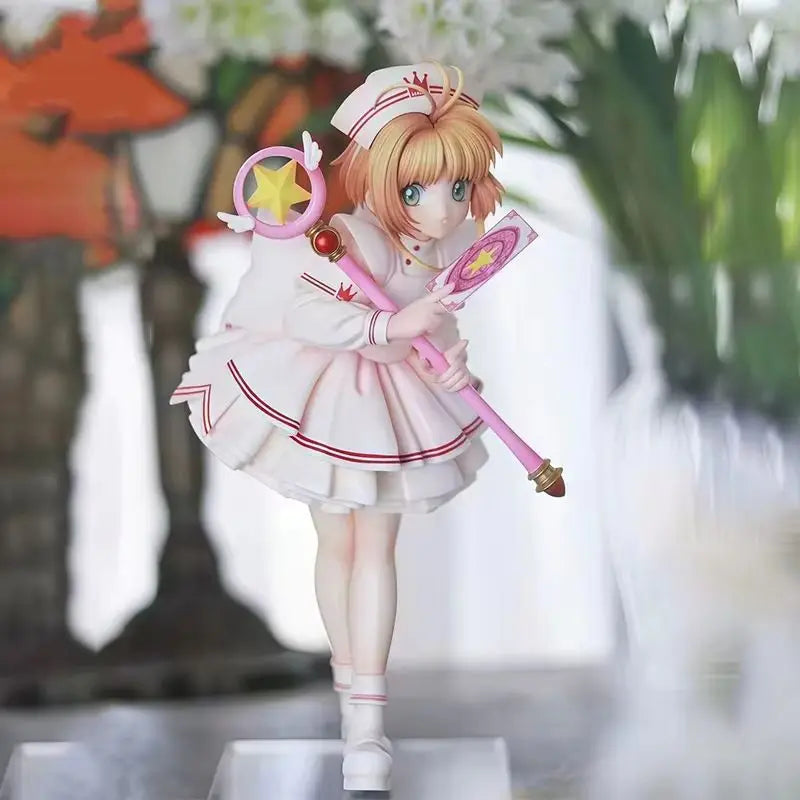 Hot Cardcaptor Sakura Anime Pvc Figure - Kinomoto Sakura Collectible Desk Decoration Model Statue Birthda Gift Toy