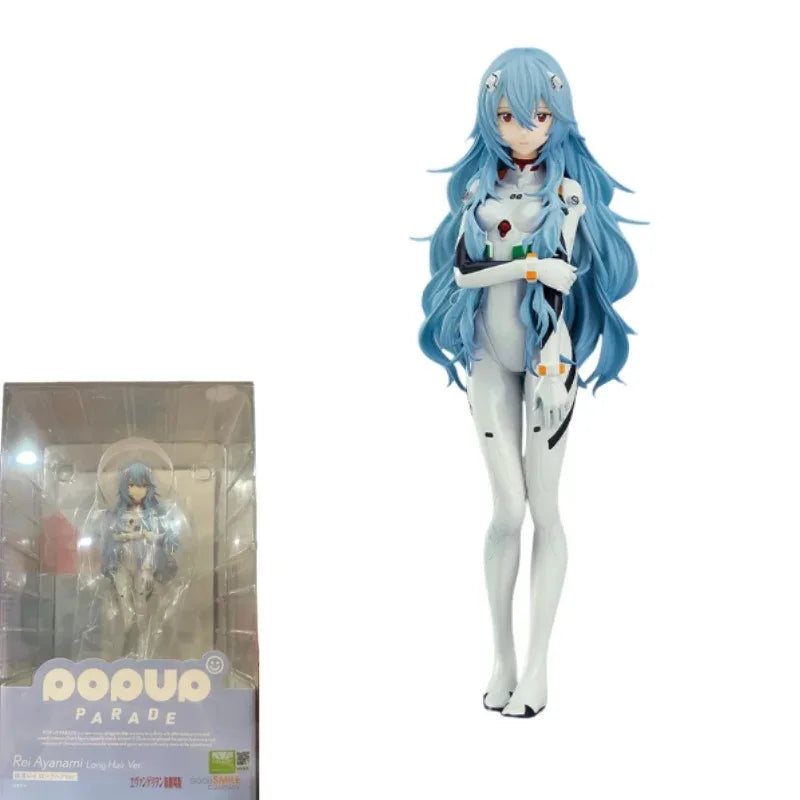 GOOD SMILE COMPANY Original in Stock Shin Evangelion Gekijouban:|| - Ayanami Rei - Pop Up Parade - Long Hair Ver. Gifts Toys