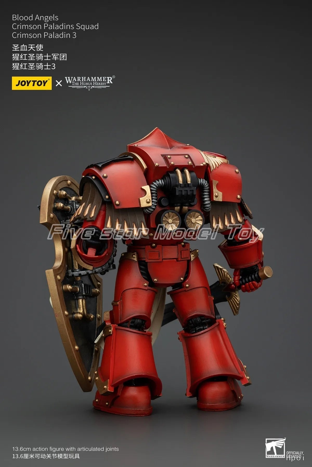 In Stock Original JOYTOY Warhammer40K Blood Angels Crimson Paladins Squad 1/18 Action Figures Anime Models Toys Gifts Collection