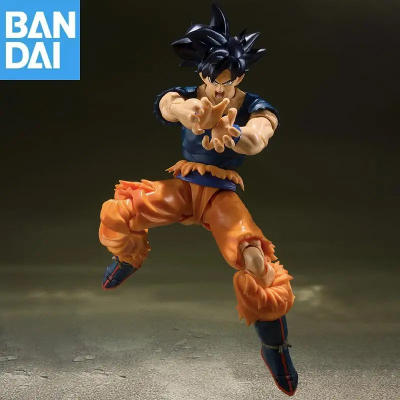 Bandai S.H.Figuarts Dragon Ball Super Son Goku Ultra Instinct Sign Pvc 14cm Anime Action Figures Model Collector Figurine Toy