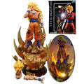 YUNQI CREATE Studio PVC GK Dragon Ball Z Son Goku Ultra Instinct Statue 50cm DBZ Anime Model Action Figure Collection Toy Figma