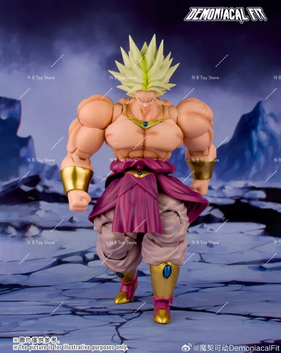 In Stock Dragon Ball Demoniacal Fit DF SHF Legendary Berserker Shatter The Universe Broly Action Figure Toy Model Gift