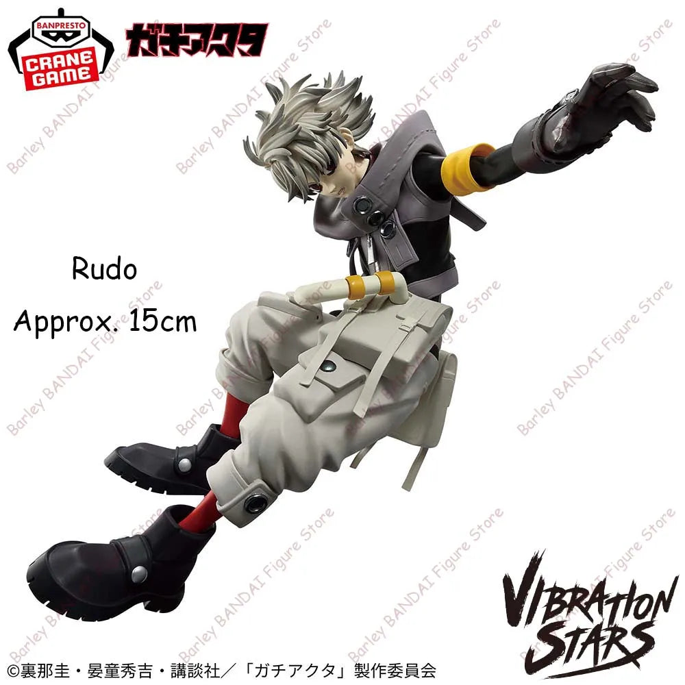 Original In Stock BANPRESTO Gachiakuta VIBRATION STARS Zanka Nijiku Rudo Anime Action Figures Model Toys Holiday Gifts For Kids