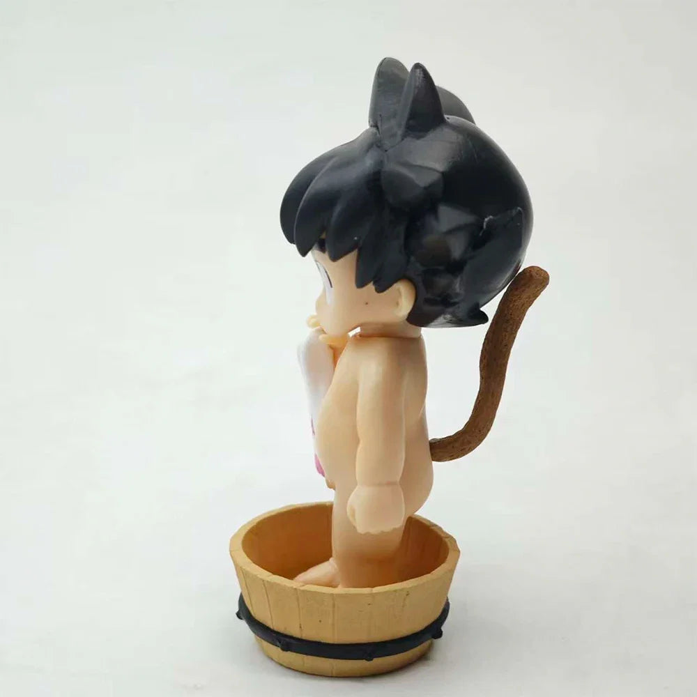 Dragon Ball anime character Wukong Kawaii action character Q version bath sleep model doll PVC series toys