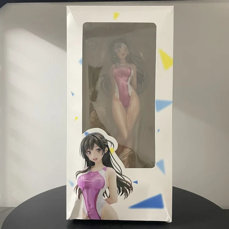 26cm Anime Hobby Japan Figure Kanojo Okarishimasu Mizuhara Ichinose Chizuru Action Figure Toys Collection 1/7 Pvc Gift
