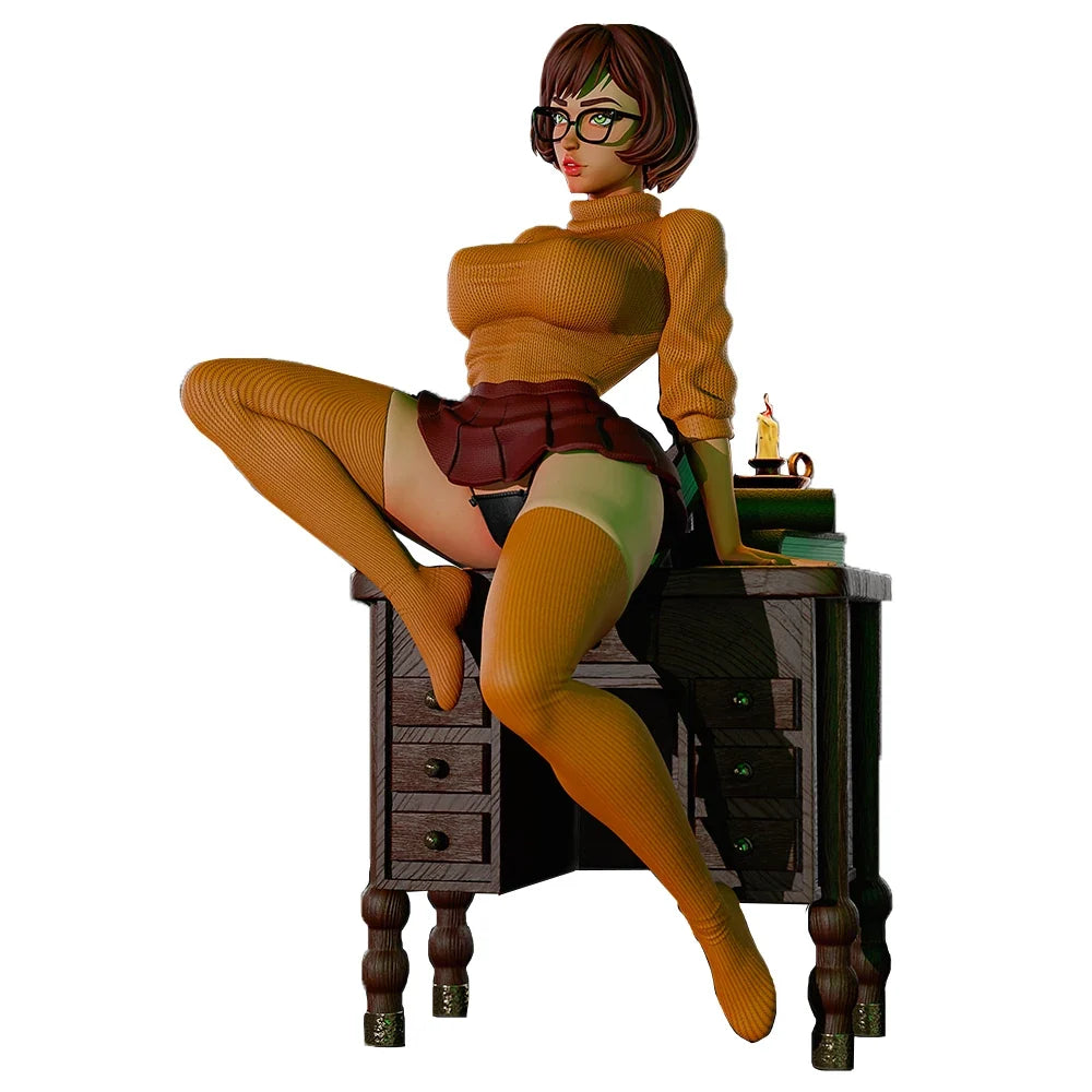 1:18 High-Detail Lila & Mia Figures | 3D Resin Miniature | Unpainted Retro Mystery Girls Style Model Kit (A1067)