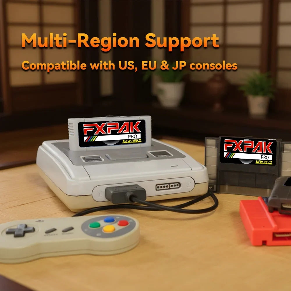 Rev. Z FXPAK Version Pro 5000 in 1 For SNES 16 Bit Video Game Console with 16G Card Gift FOR Cyclone Chip