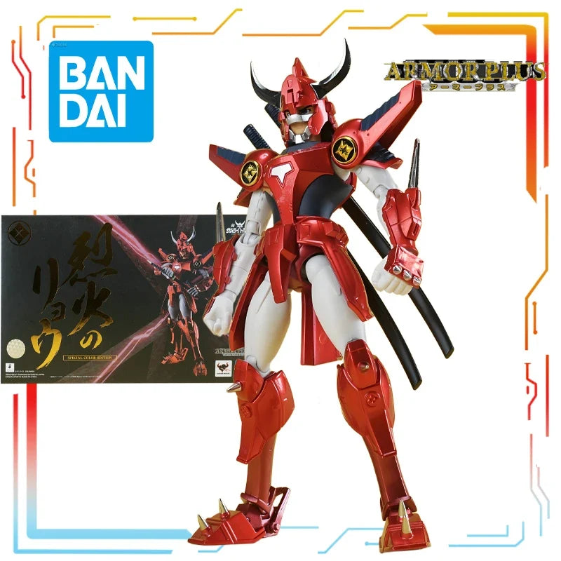 Direct Delivery in Stock BANDAI Original ARMOR PLUS Movable Series Ronin Warriors Anime Figure Model Toys Model Gifts for Boys