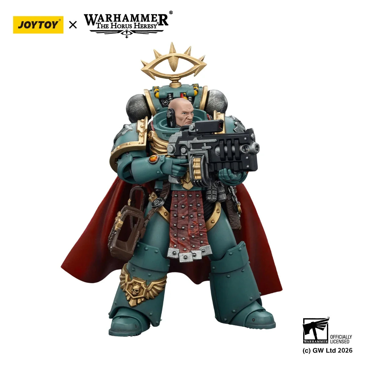 【MT】Pre-sale JOYTOY Warhammer 40K Sons of Horus Tybalt Marr Captain of The 18th Company Siege Breaker 1/18 Action Figure Model