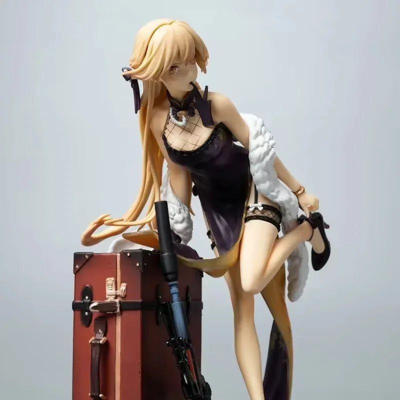 Hot Cartoon Girls' Frontline Ots-14 Hits Ziyu Xinshou Anime Cartoon Girl Model Statue Desktop Decoration Birthday Holiday Gift