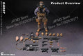 CY7 TOYS 1/12 Maßstab Sammlerfigur Ghost Mini Militär Kriegs Sammlung Puppen Komplettset 6-Zoll Männlicher Soldat Actionfigur Modell