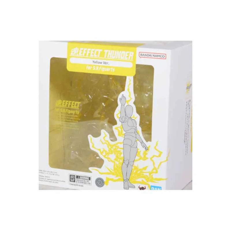 Bandai Original SHF EFFECT THUNDER GREEN  YEIIOW VER attachment Action Figure Toys For Boys /Girls /Kids /Christmas Gift