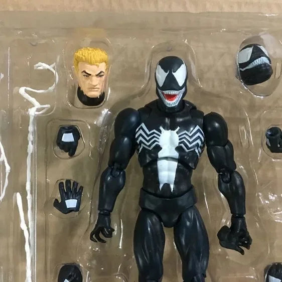 16CM Mafex 088 Spider-Man Venom Comic Action Figure Anime The Amazing Spiderman Collectible Toys Gifts Model