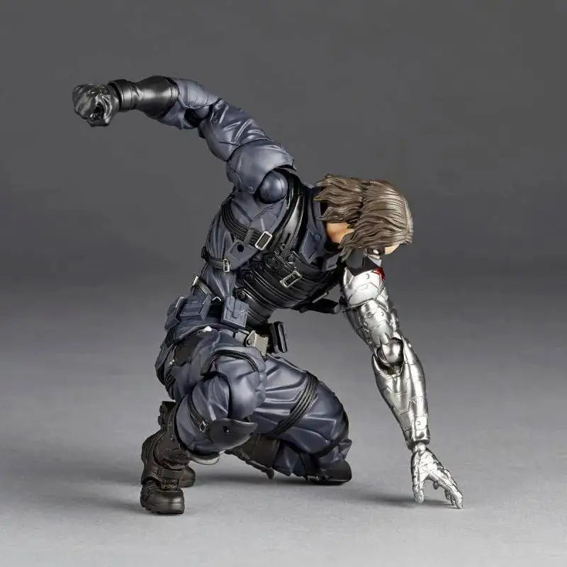 Marvel The Avengers Winter Soldier Perfect Killer NR029 PVC Action Figure Toys Kids Gifts Collectible Model 14cm
