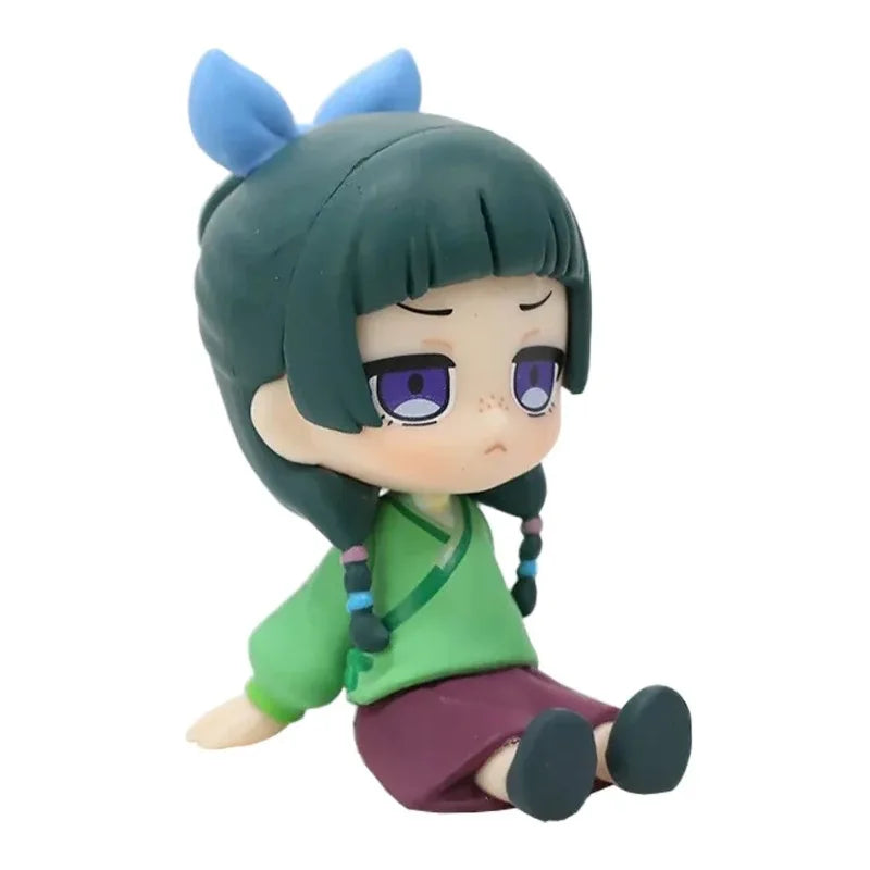 Q Version The Apothecary Diaries Maomao Jinshi Mini Figure Anime Periphery Kawaii Sitting Toys Desktop Car Ornaments Model Gifts
