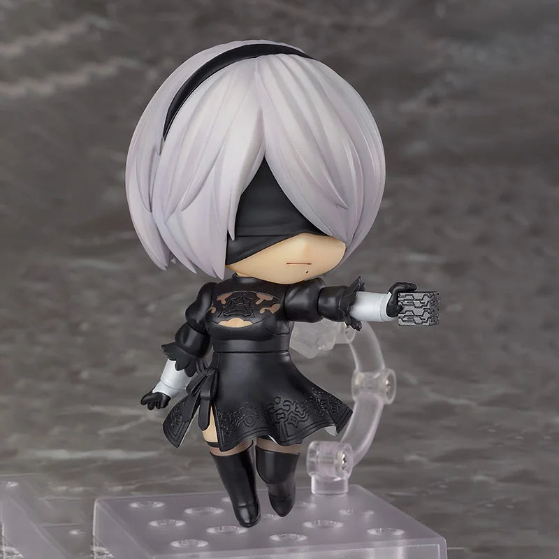 Anime Q -Verison 1475 NieR:Automata 2B Anime YoRHa No.2 Type B Action Figure  Collection Model Toy Doll  Christmas Present