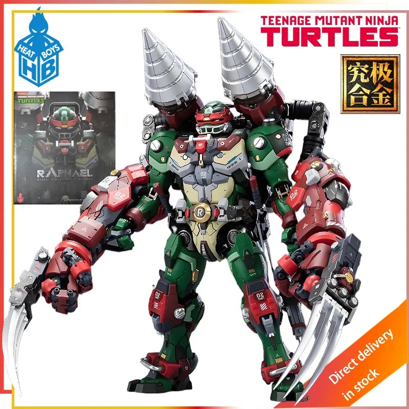 HeatBoys Original Mech Ninja Turtle Donatello/Leonardo/Michelangelo/Raphael Action Joint Mobility Figure Model Toys Gifts