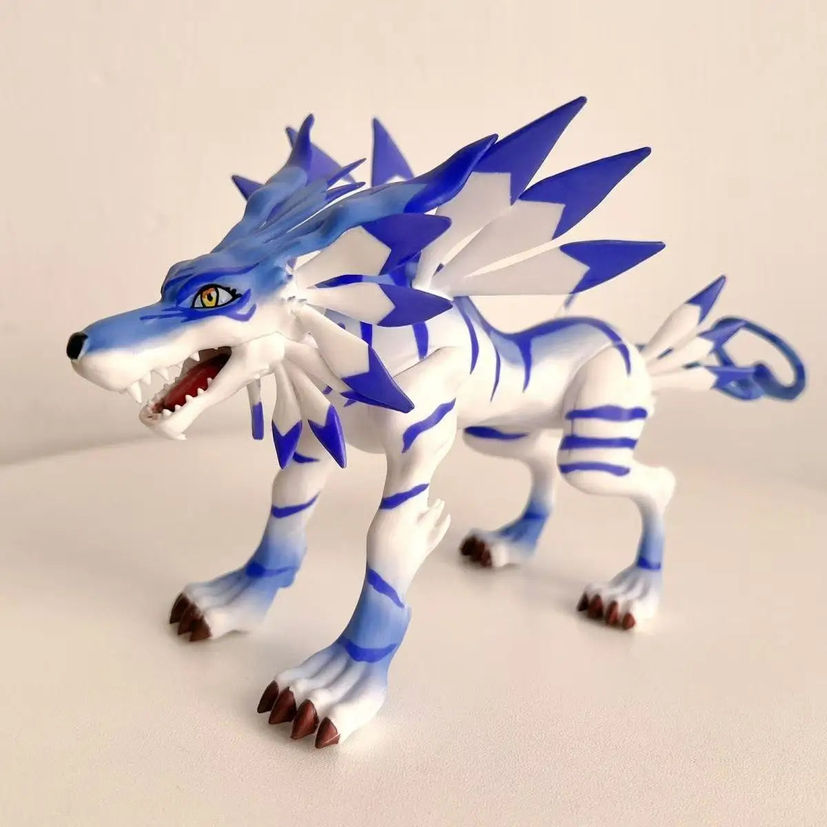 9cm/3.54inch Anime Digimon Adventure Figure Metal Garurumon Action Figures Pvc Statue Collection Model Toys Gifts