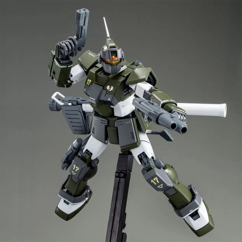 Bandai Original MG GM Sniper Custom RGM-79SC 1/100 Anime Action Figure Assembly Model Toys Ornaments Gifts For Children GUNDAM