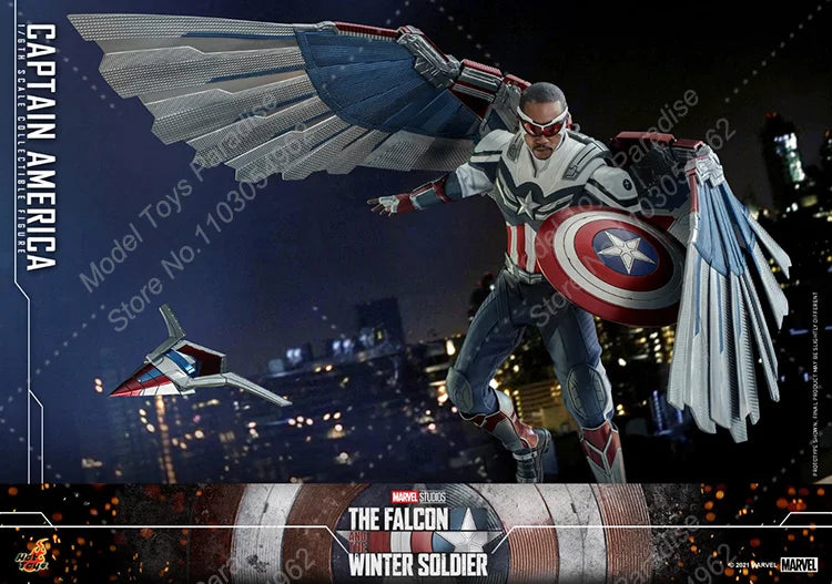 HOTTOYS HT TMS040 1/6 Collectible Toys Falcon 3.0 The Falcon and the Winter Soldier Sam Wilson 12'' Action Figure Model Gifts