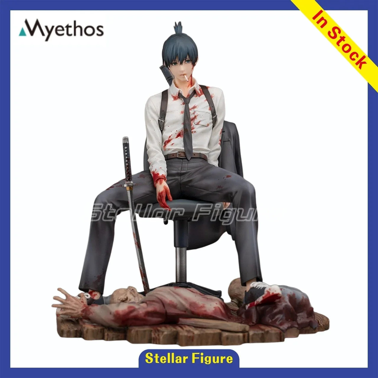 【SF】In Stock Myethos CHAINSAW MAN Hayakawa Aki 1/7 Figure Model Toys Gifts