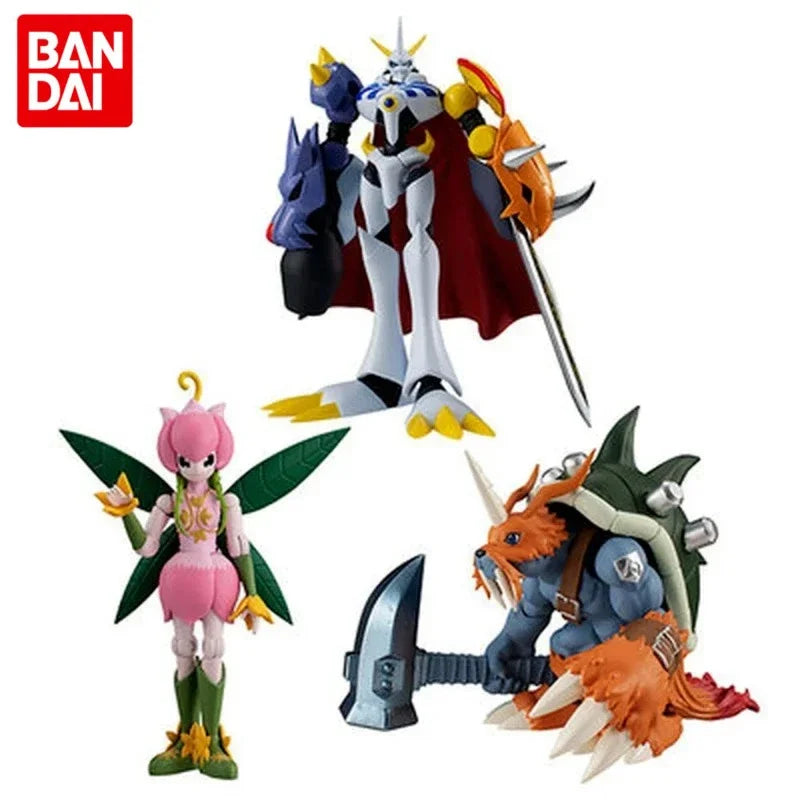 Original Bandai Digimon Adventure Zudomon Omegamon Alter-S Lilimon Box Eggs Collected Assembly Ornaments Figure Models Toys