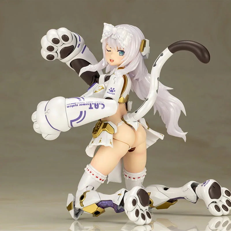 KOTOBUKIYA Original MODEL KIT FRAME ARMS GIRL DURGA I CAT ARMOR Ver. Anime Action Figure Assembly Model Toys Model Gift for Boys