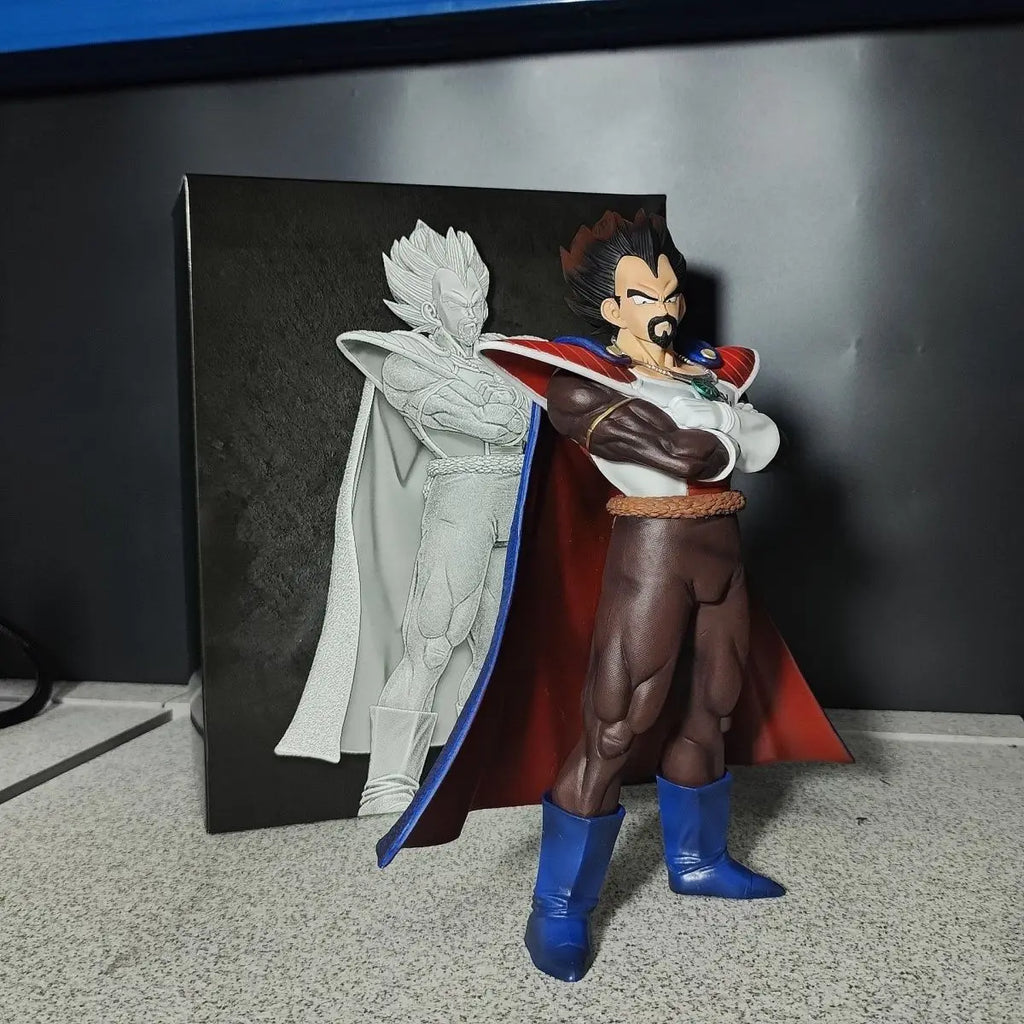 Dragon Ball King Vegeta Anime Figure Vegeta With Cloak Action Figurine 29.5cm Pvc Statue Collection Model Desk Decor Toy Gifts