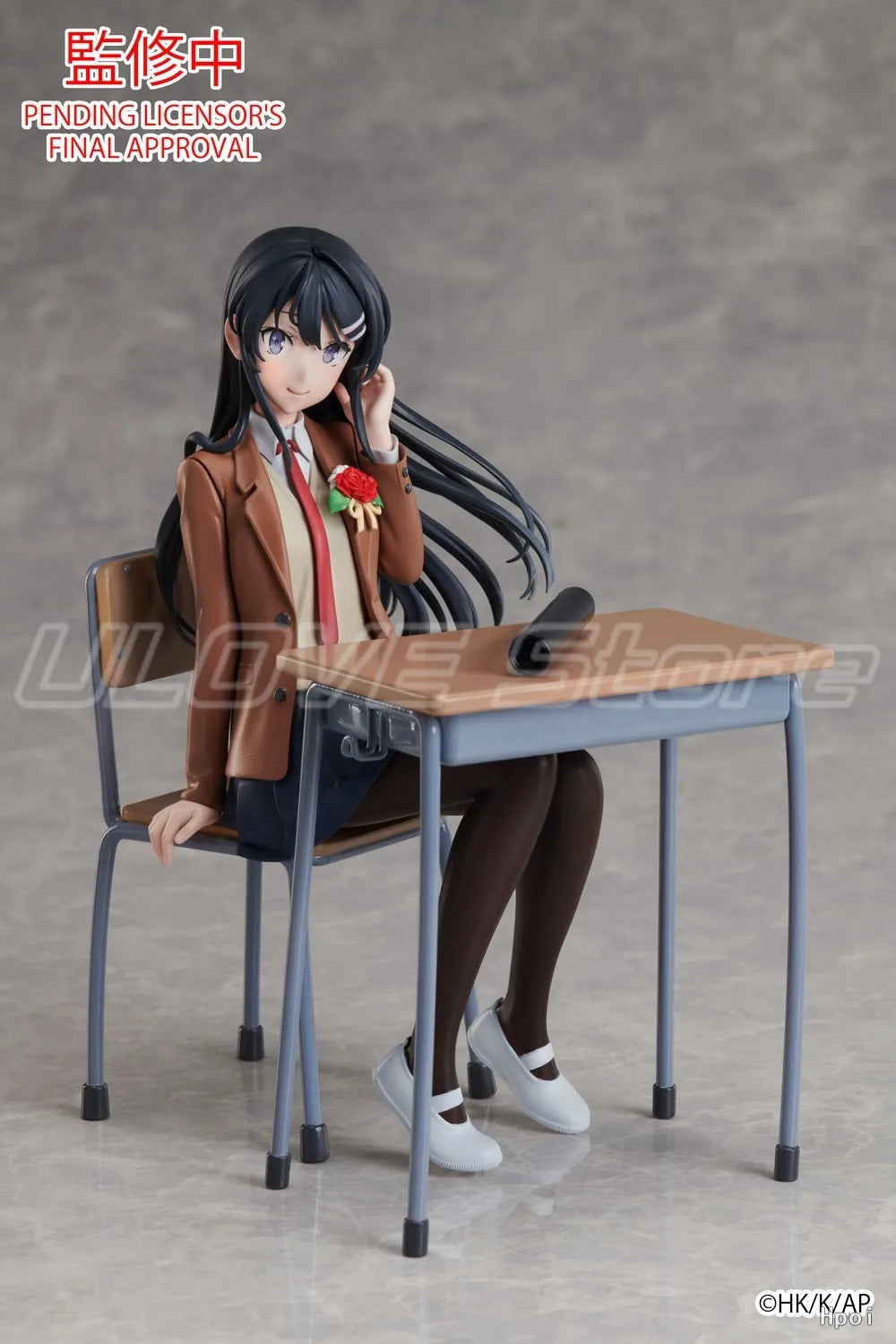 In Stock Original ANIPLEX+ Youthful Pig Headed Boy Won't Dream of Red Schoolbag Girl Sakurajima Mai Figure Model Anime Toys