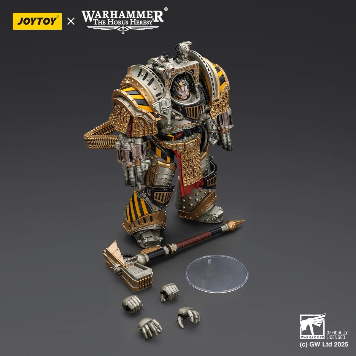 【Pre Sale】 JOYTOY 1/18 Action Figure Warhammer The Horus Heresy Iron Warriors Perturabo Primarch of The LVth Legion Toy