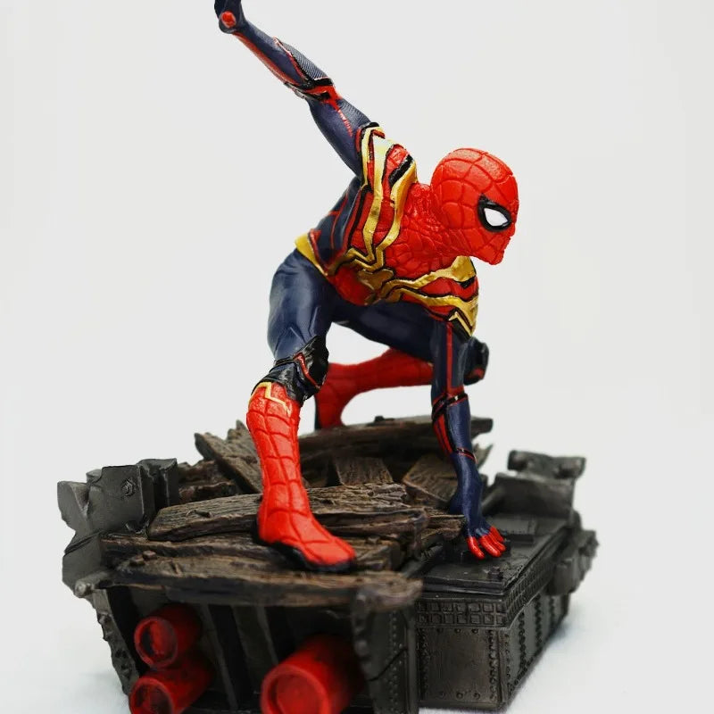 New 17cm Spider-Man：No Way Home Figure Spider Man Classic Poses Collection Of Animation Models Desktop Ornaments Toys Gift