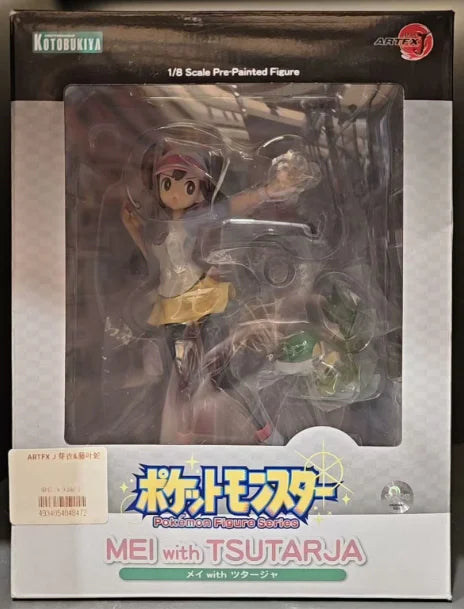 In Stock Original KOTOBUKIYA ARTFX J Pokémon Mei with Vinegar Snake 1/8 Action Figure Model Toys Gifts Collection