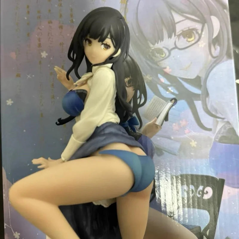 In Stock Native Japanese Anime Sexy Girl Literary Girl 1/7 Action Figure Adult Statue Hentai Collection Model Doll Toys Gift