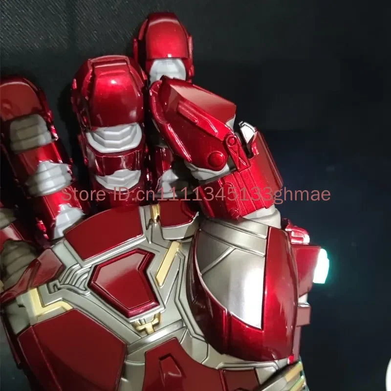 Avengers 4 Tragbarer Nano-Infinity-Gauntlet aus Vollmetall Hulk Edition Sammlerstück Spielzeugfigur Schnipp-End-Action-Handfigur für