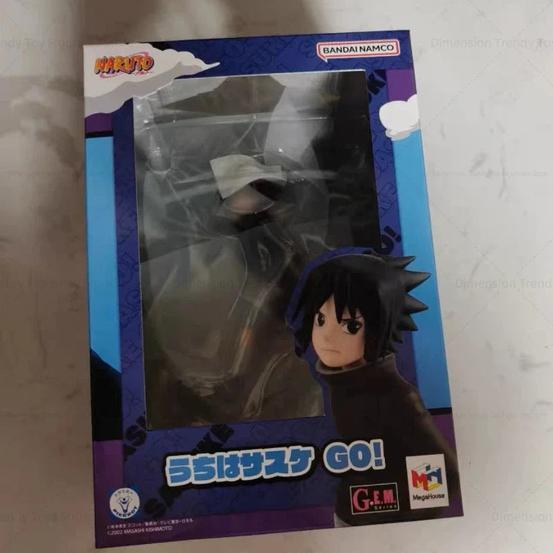 Bandai In Stock MegaHouse Anime Naruto G.E.M. Go! Naruto Uzumaki Uchiha Sasuke Haruno Sakura Action Figure Model Toy Gifts DT