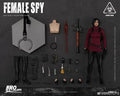 Original auf Lager Brotoys weibliche Spionin Ada Wang Lr011 Augenbewegliches Stoffkleid 1/12 Puppe Actionfigur Sammlerstück Geburtstagsgeschenk Spielzeug