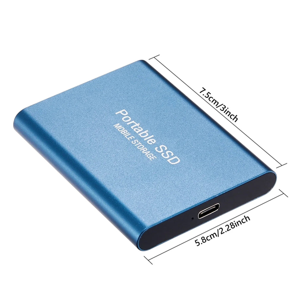 USB 3.14TB SSD External Hard Drive Mobile Solid State Hard Disk for Desktop Mobile Phone Laptop High Speed Storage Memory Stick
